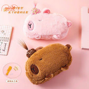 Ví bút Capybara có tóc