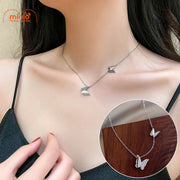 Dây chuyền titan 050 bướm đôi