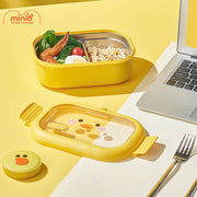 Hộp cơm 2 ngăn vịt vàng