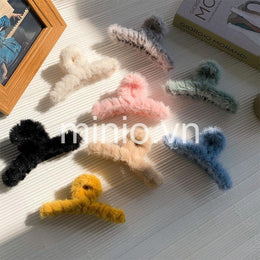 Kẹp càng cua lông trơn 13cm