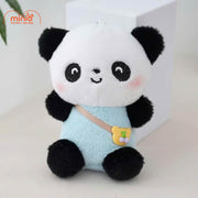 Móc khoá bông gấu trúc túi charm