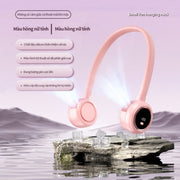 Quạt sạc USB đeo cổ tròn Q33