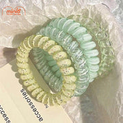 Set 2 cột tóc lò xo PO