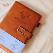 Sổ bìa da tuần lộc A5