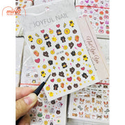 Sticker dán móng 3D