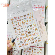 Sticker dán móng 3D