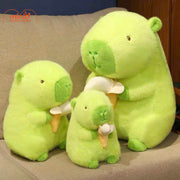 Capybara xanh ôm chuối