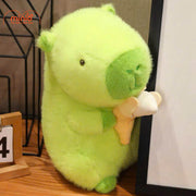 Capybara xanh ôm chuối