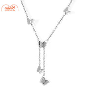 Dây chuyền titan 5 bướm