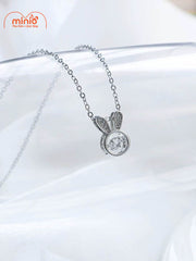 Dây chuyền titan thỏ tai dài