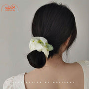 Scrunchies vải nhún màu loang PO