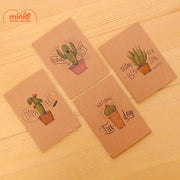 Sổ mini bìa nâu vintage