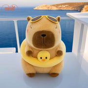 Capybara phao vịt đeo kính