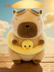 Capybara phao vịt đeo kính