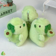 Móc khoá Capybara rút mũi chậm xanh