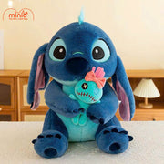 Stitch xanh ôm thỏ