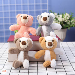 Móc khoá bông gấu chân dài