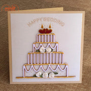 Thiệp sinh nhật hoa khô vuông VQ6