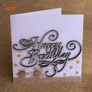 Thiệp sinh nhật hoa khô vuông VQ6