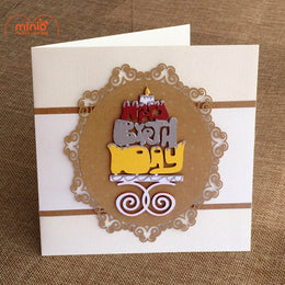 Thiệp sinh nhật hoa khô vuông VQ6