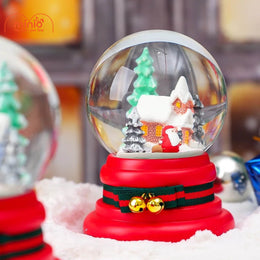 Quả cầu mini Noel sáng đèn