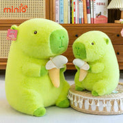Capybara xanh ôm chuối nhỡ
