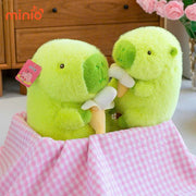 Capybara xanh ôm chuối nhỡ