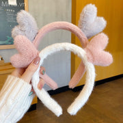 Cài tóc lông 2 tim