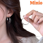 Bông tai xi 925 vòng trơn 046MH