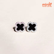 Bông tai cỏ 4 lá xi 925 MH