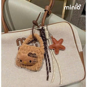 Móc khoá túi len Hello Kitty