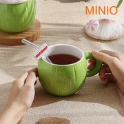 Ly cốc sứ trái dừa