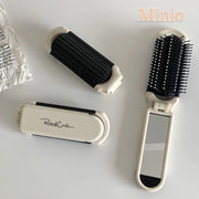 Gương lược gấp gọn gắn charm