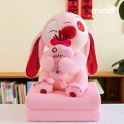 Stitch ôm thỏ, vịt nhồi mền