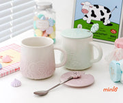 Ly cốc thỏ hoa 097C