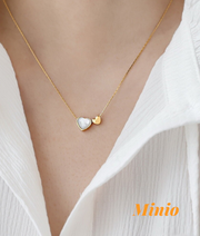 Dây chuyền titan màu gold 05010MH