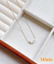 Dây chuyền titan màu gold 057