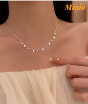 Dây chuyền titan vuông nhí