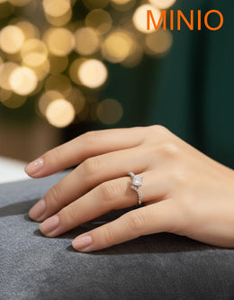 Nhẫn Xuping đá vuông 054MH