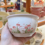 Chén gấu tulip 4.5in