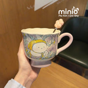 Ly cốc sứ ly trà thỏ