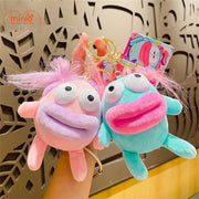 Móc khoá bông tóc rối môi xề