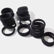 Set 5 dây cột tóc đen trơn