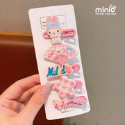 Set kẹp Kuromi,Hello Kitty