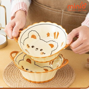 Thố gấu nâu 2 tay cầm 7.5in