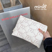 Túi đựng mỹ phẩm chần bông hình thỏ