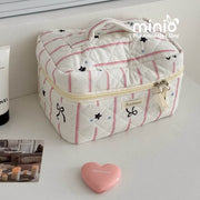 Túi đựng mỹ phẩm vải size đại quai xách
