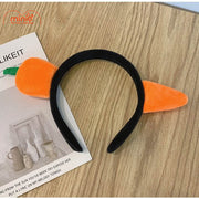 cài tóc cà rốt chia đôi