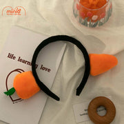 cài tóc cà rốt chia đôi