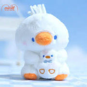 Móc khóa bông gà trắng